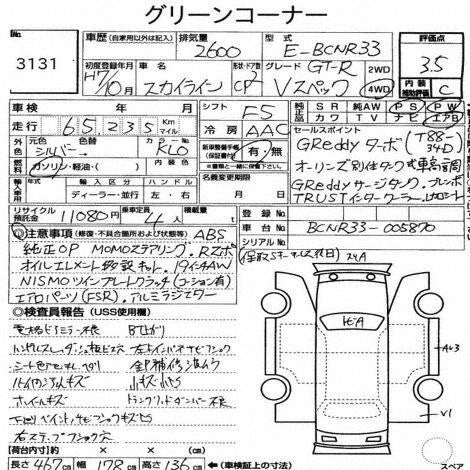 Nissan Skyline R33 GTR VSPEC 1995